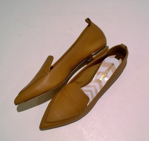 Nicholas Kirkwood Beya Loafers in Burnt Sienna Tan Leather