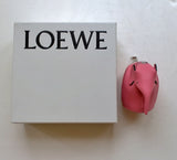 Loewe Elephant Coin Purse Leather Pouch Case Pink