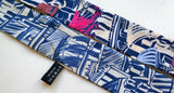 Chanel Silk Twilly Scarf Slim Bandeau Boutique Logo Drawing Accessories New
