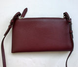 Givenchy Antigona Burgundy Leather Crossbody Clutch Wallet Oxblood Bag Pouch