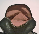 Stella McCartney Falabella Black Silver Chain Backpack Bag